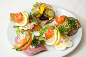 Klassisk smørrebrød i Valby